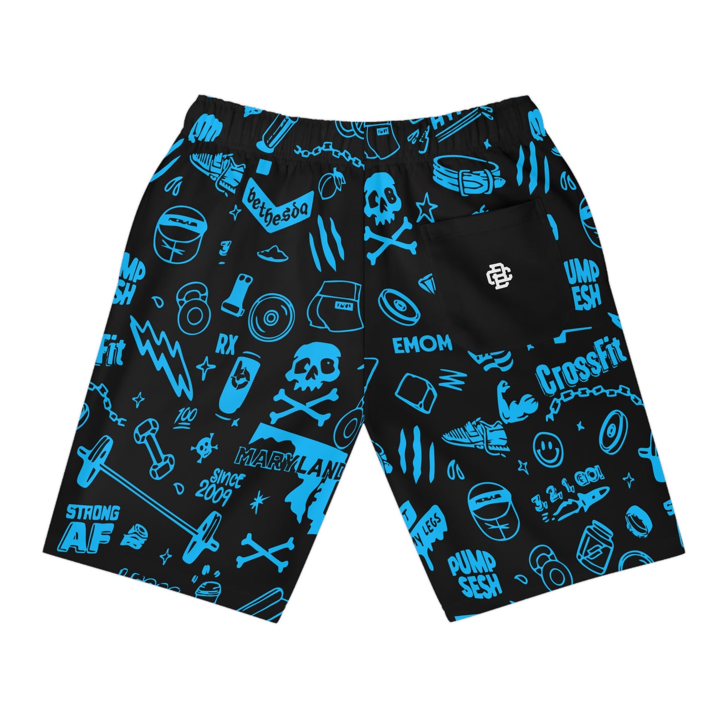 No Limits - CFB Badge Long Gym Shorts