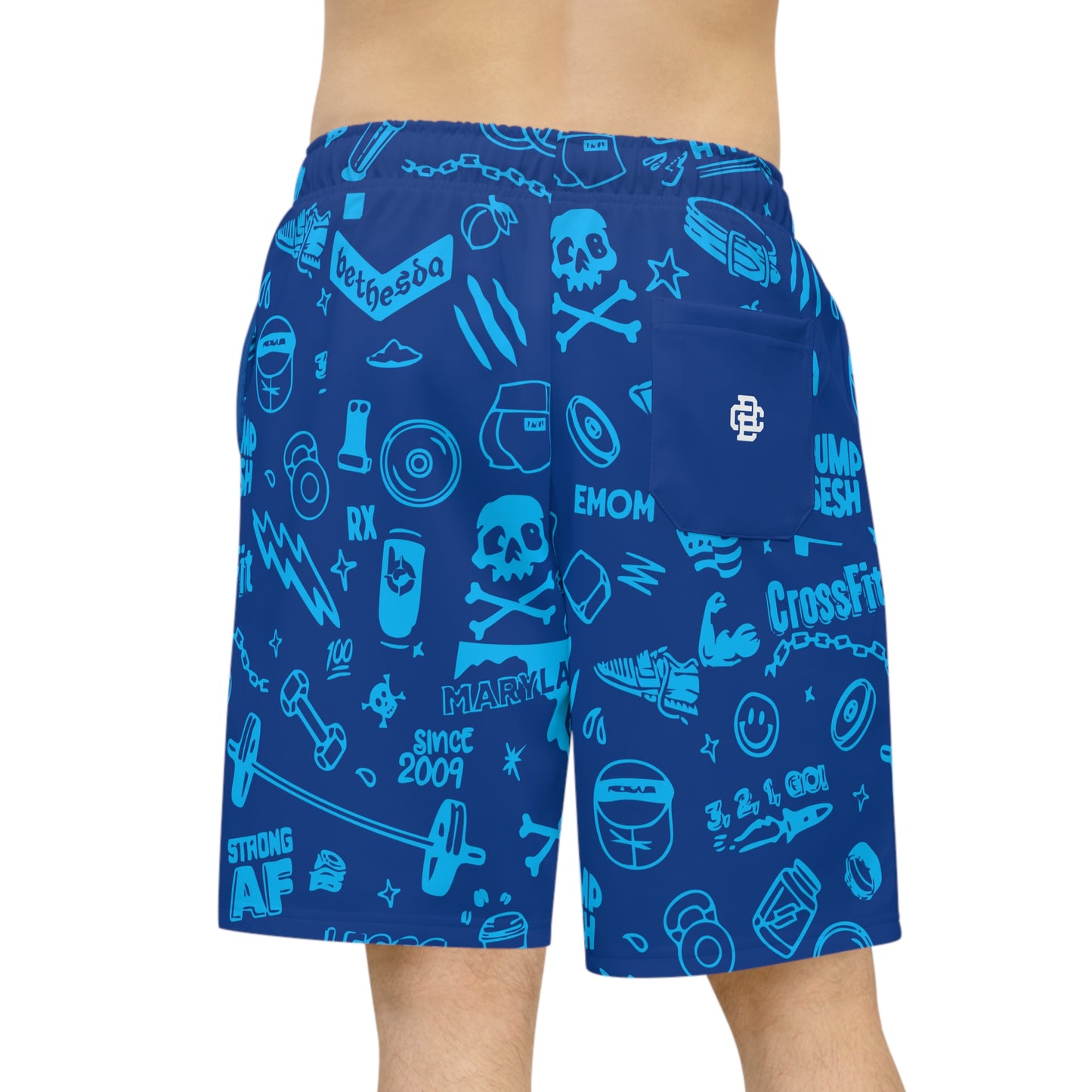 No Limits - CFB Badge Long Gym Shorts
