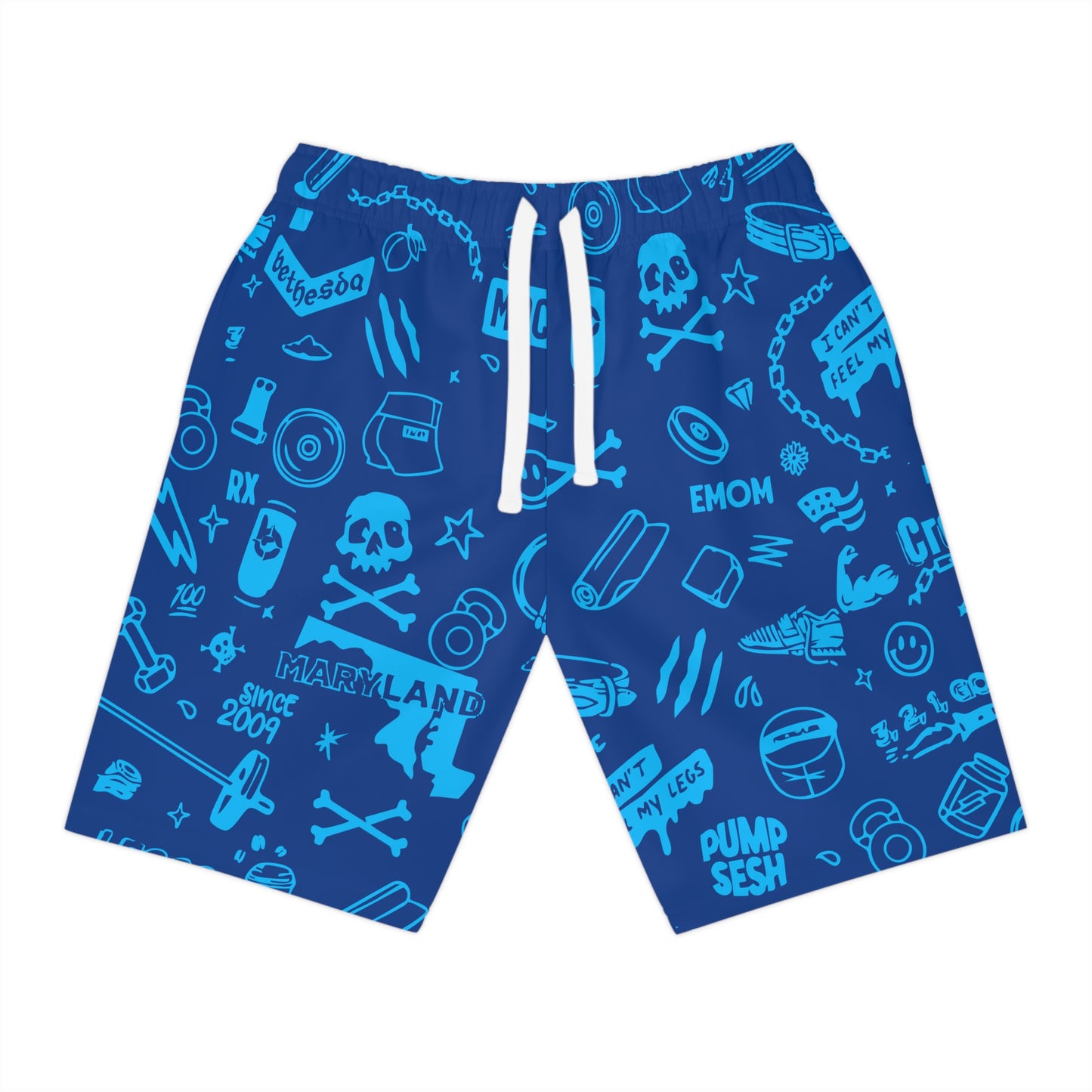 No Limits - CFB Badge Long Gym Shorts