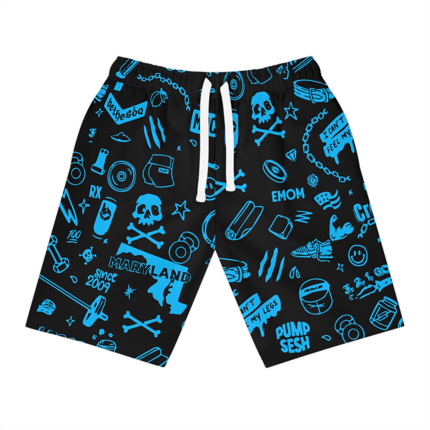 No Limits - CFB Badge Long Gym Shorts